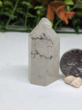 Quartz Tower with Dendritic Inclusions
