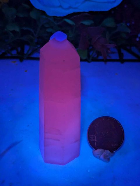 Pink Calcite Tower