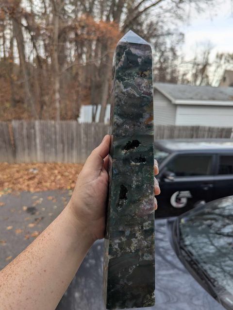Huge Ocean Jasper Tower (Over 12 Inches Tall)