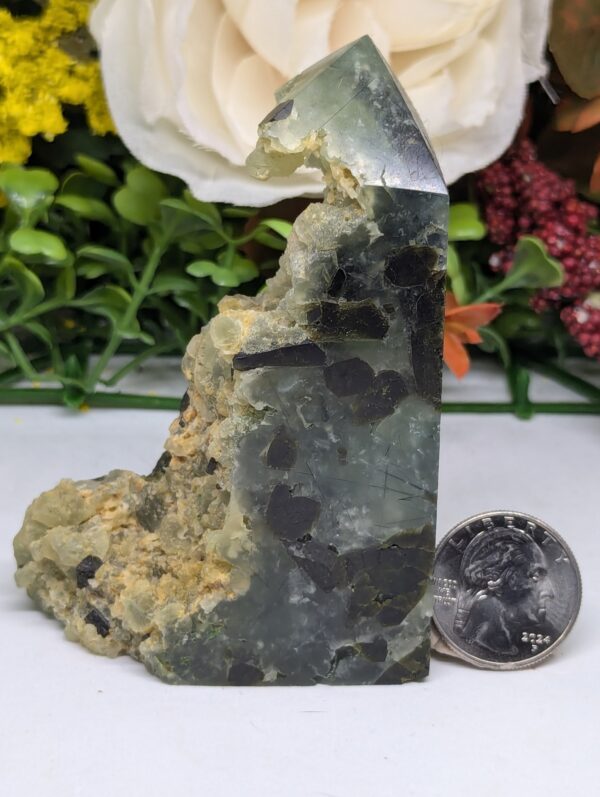 Prehnite Tower with Epidote