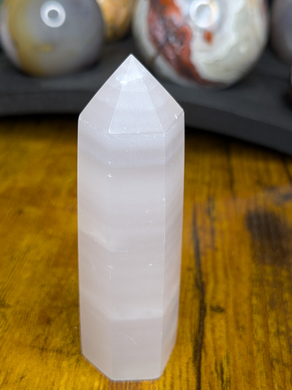Pink Calcite Tower