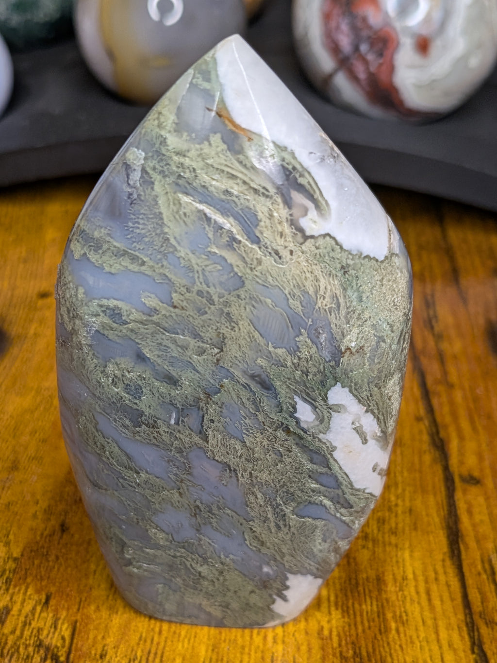 Moss Agate Flame