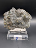 Rainbow Iron Sulfide with Calcite