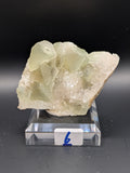 Green Fluorite with Quartz