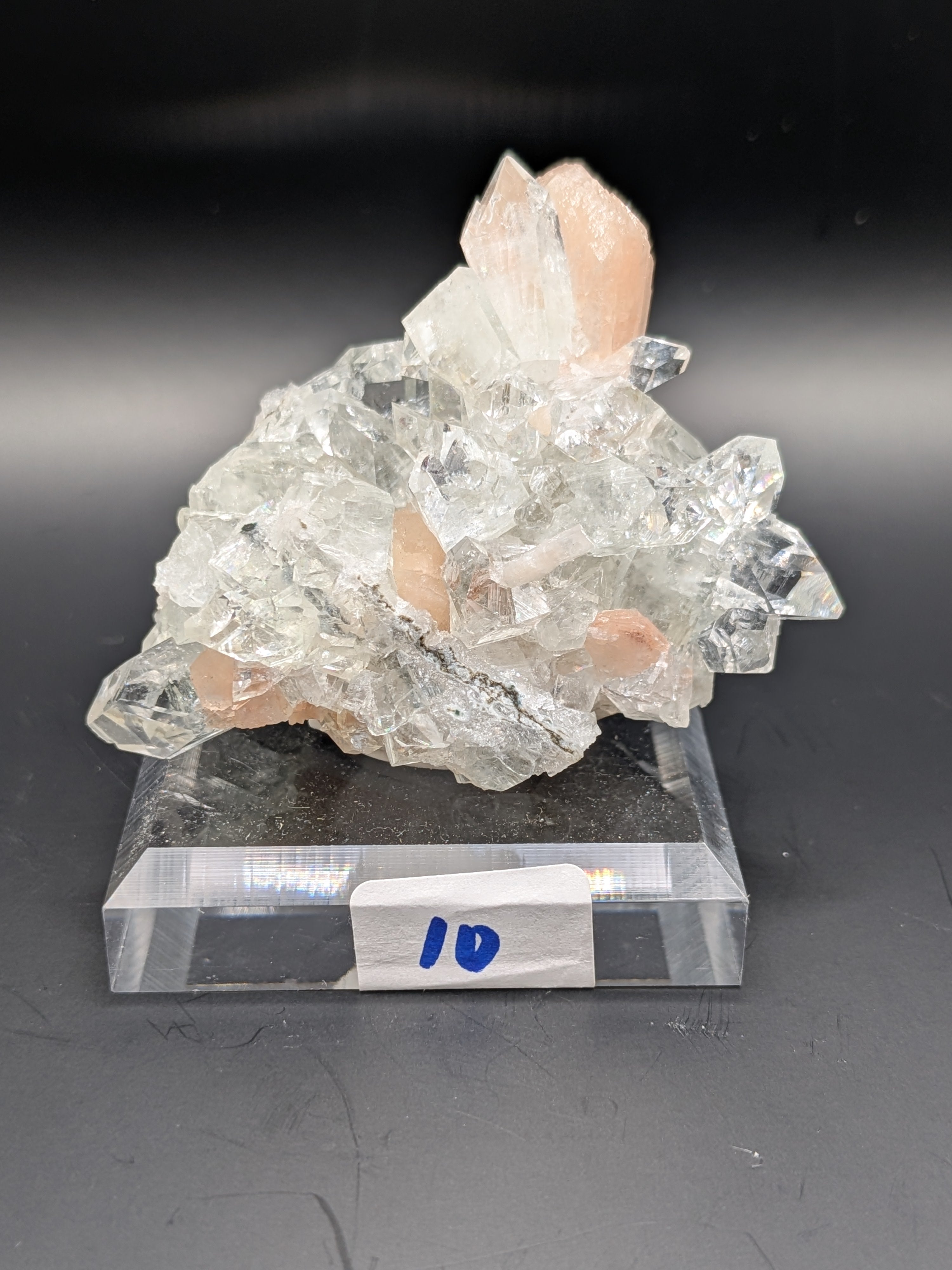 Diamond Apophyllite with Stilbite