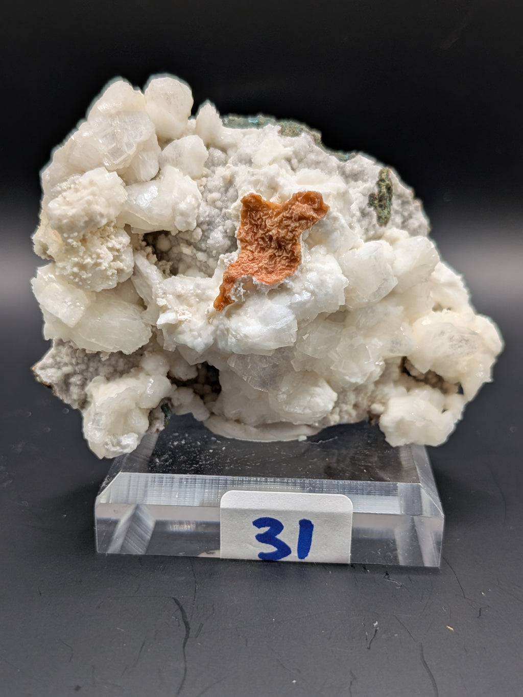 White Stibnite