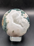 Moss Agate Druzy Sphere