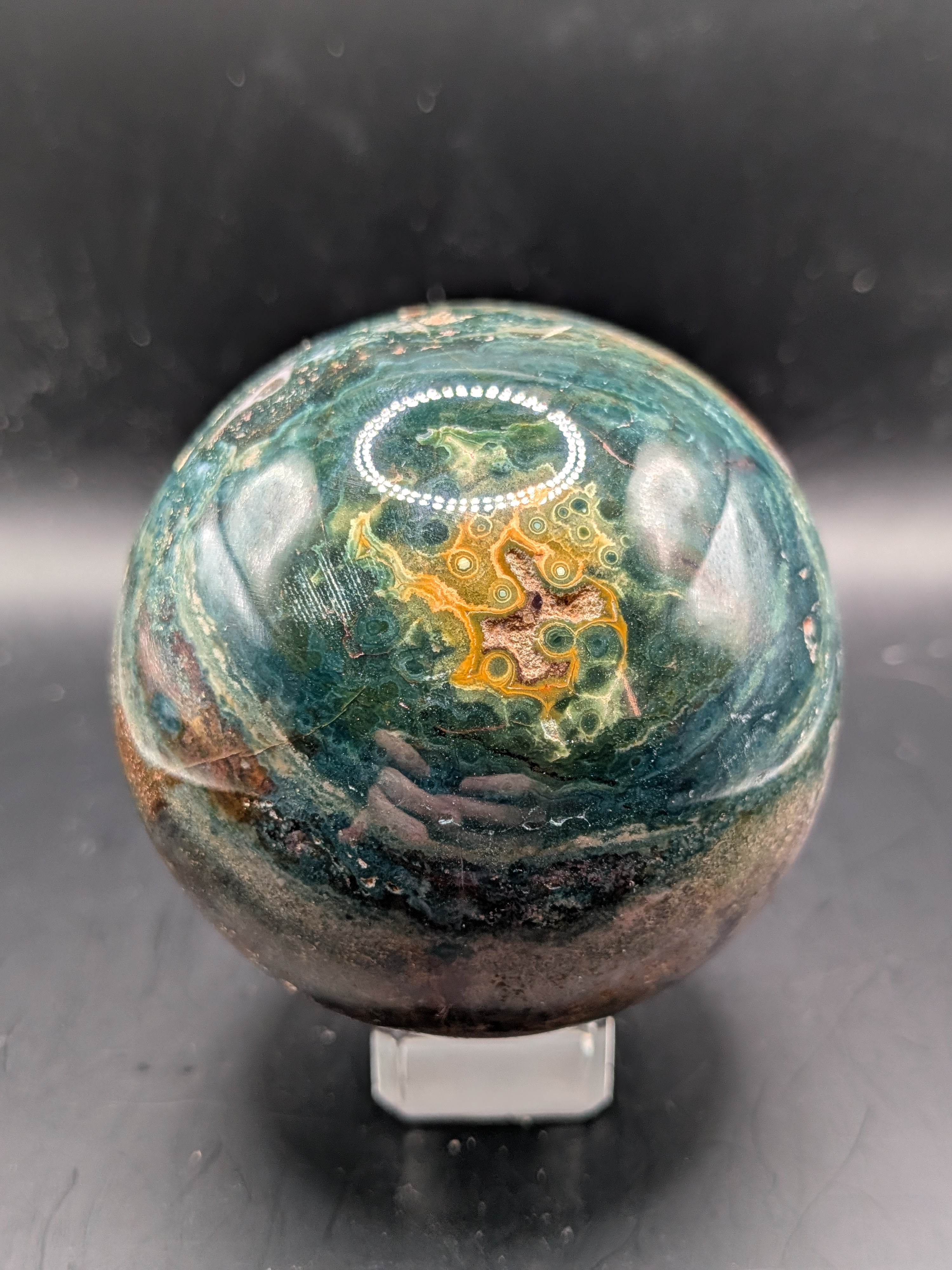 Ocean Jasper Sphere
