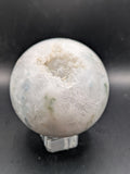 Moss Agate Druzy Sphere