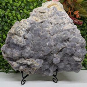 Blue Cubic Fluorite Cluster